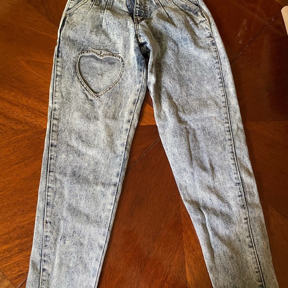 Fig And Viper Heart Cut Out Jeans 